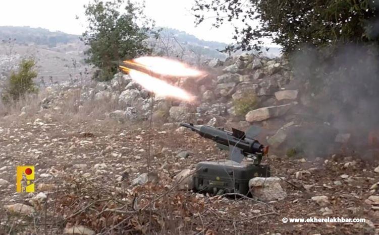 إطلاق 30 صاروخا من جنوب لبنان باتجاه إصبع الجليل والجولان السوري المحتل