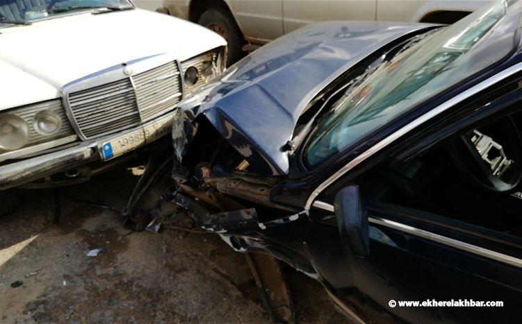 إصابة إمرأة بحادث سير على طريق الضنية طرابلس