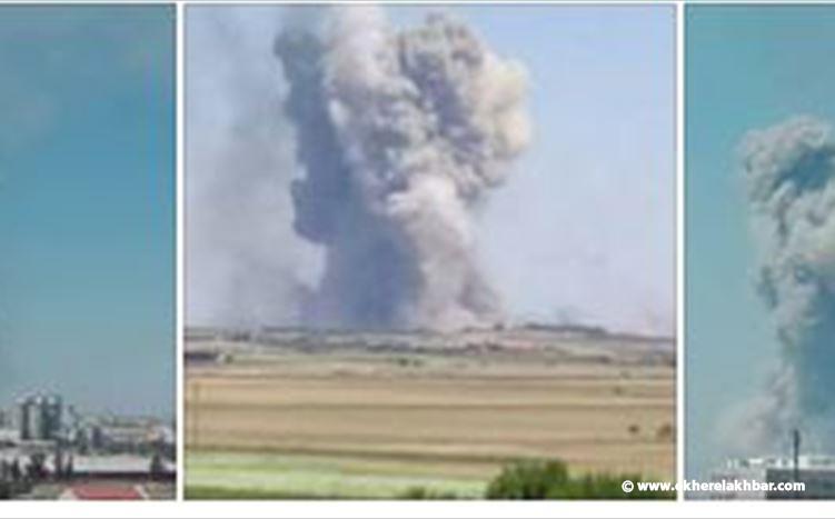 مصدر أمني سوري يكشف عن سبب الانفجارات في مطار حماة