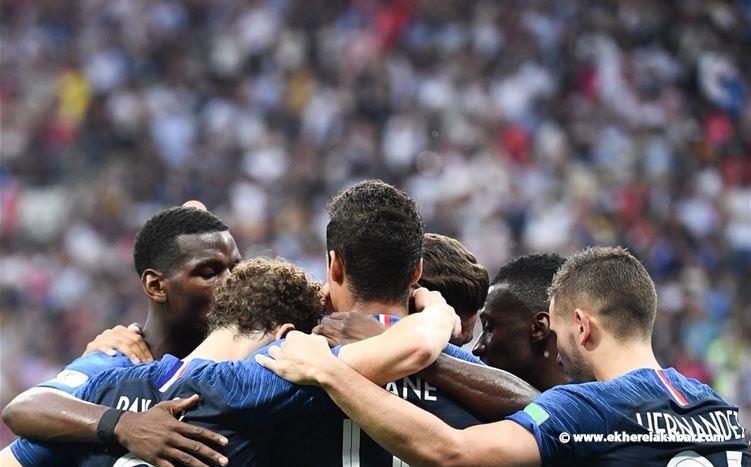 فرنسا تتقدم على كرواتيا بنتيجة 4-1
