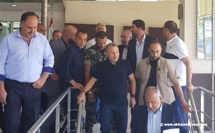 وصول الوزير جبران باسيل الى طرابلس