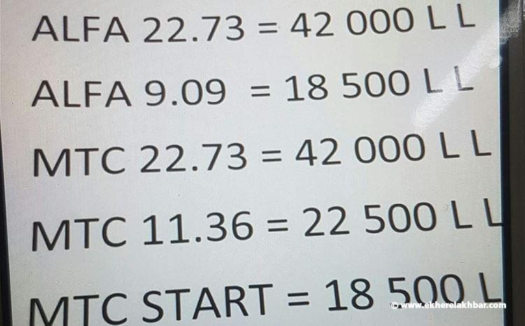 الفضيحة الكارثة ... &quot;دولار الخلوي&quot; بـ 1686 ليرة