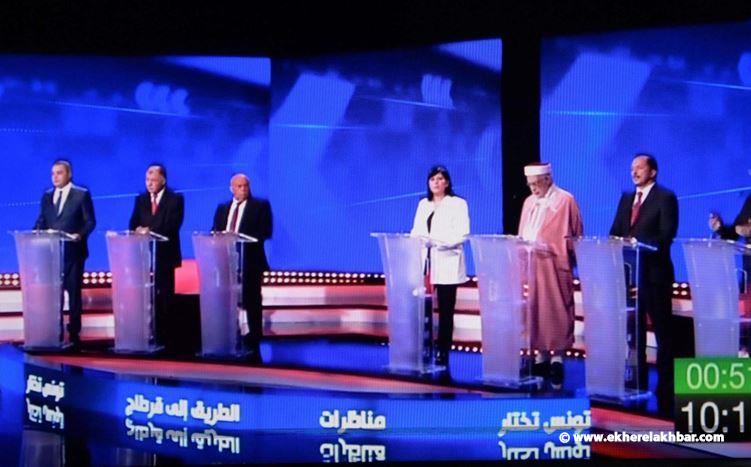 مناظرة تلفزيونية بين القروي وسعيد قبل الانتخابات الرئاسية التونسية