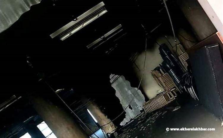 حريق في مكتب تيار المستقبل بعكار
