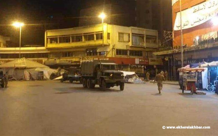 الجيش يُعيد فتح ساحة النور في طرابلس