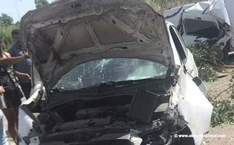 بالصور : حادث سير في محلة ابو الاسود
