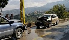 حادث سير في وادي...