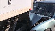 جريحان على طريق عام...