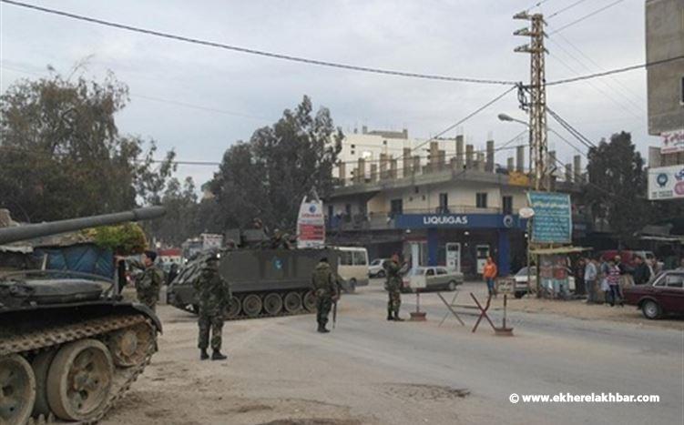الجيش: توقيف مطلوبين في منطقتي الصفير وعرمون