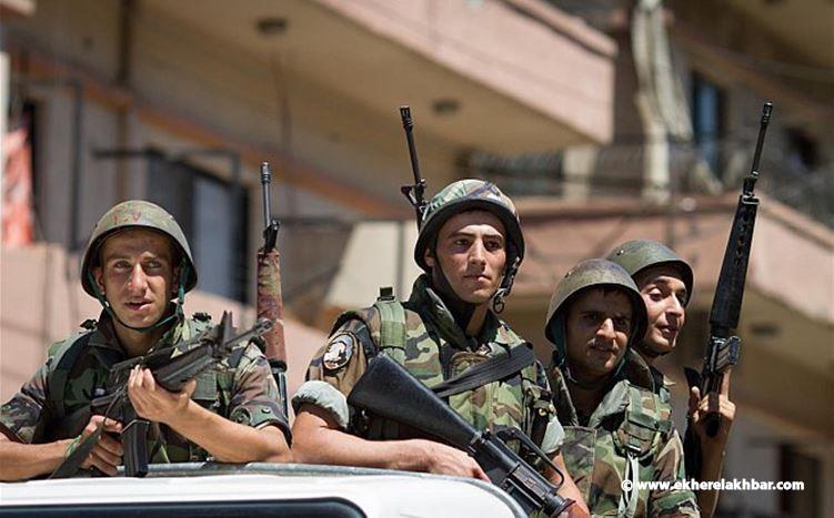 الجيش: توقيف أشخاص في منطقة الفاعور - الدلهمية