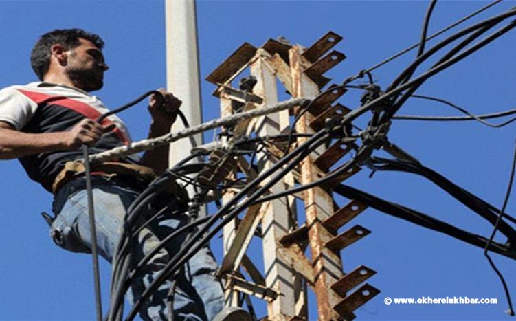 سرقة اسلاك كهربائية من احياء في عجلتون