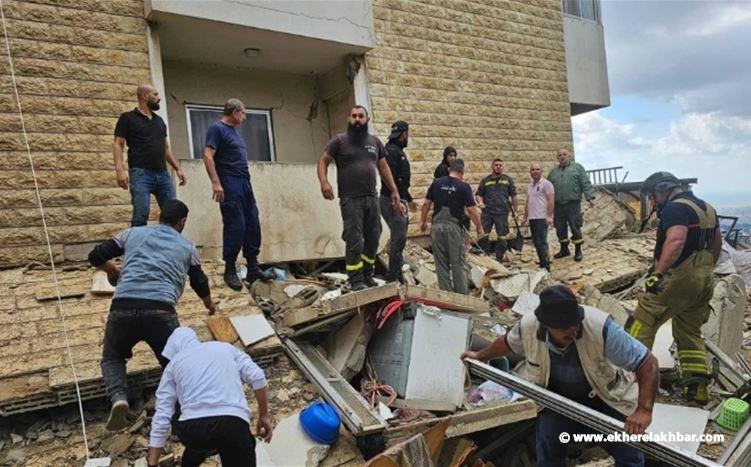 إنتهاء عمليات البحث والإنقاذ في المبنى المنهار في المنصورية