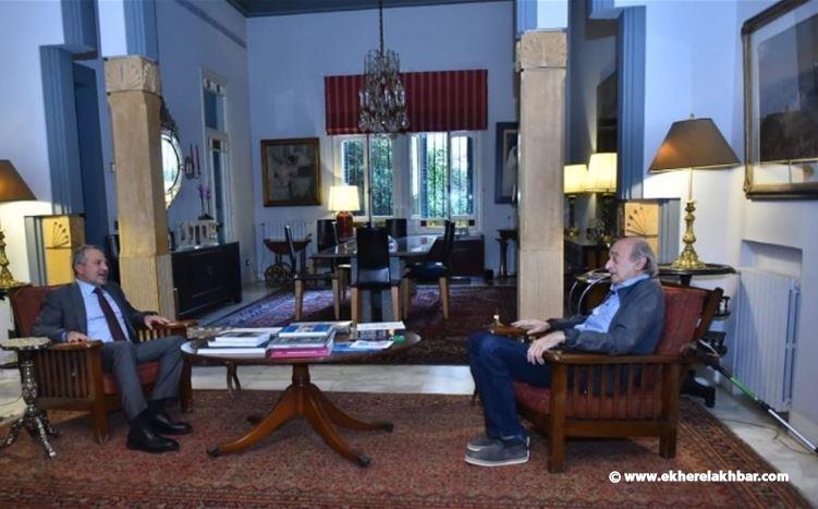 وليد جنبلاط استقبل رئيس "التيار الوطني": مصير لبنان على المحك باسيل: نواجه حربا أكبر من لبنان