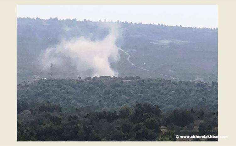غارة اسرائيلية فجر اليوم على احراج اللبونة جنوب الناقورة وصواريخ على أطراف بلدة حولا