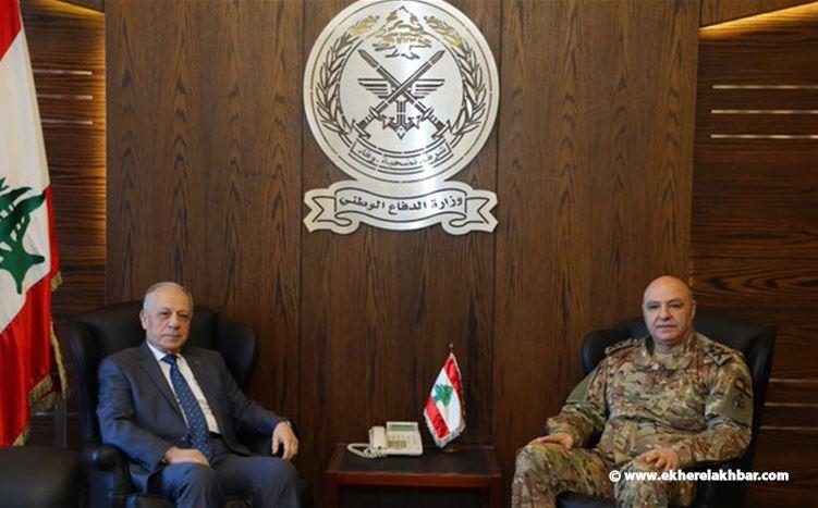 وزير الدفاع إستقبل قائد الجيش