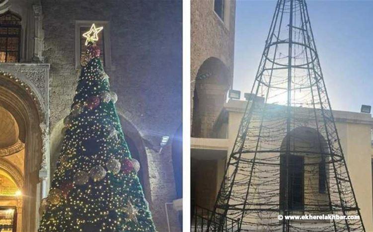 بعد إقدامه على حرق شجرة الميلاد في طرابلس تم توقيفه
