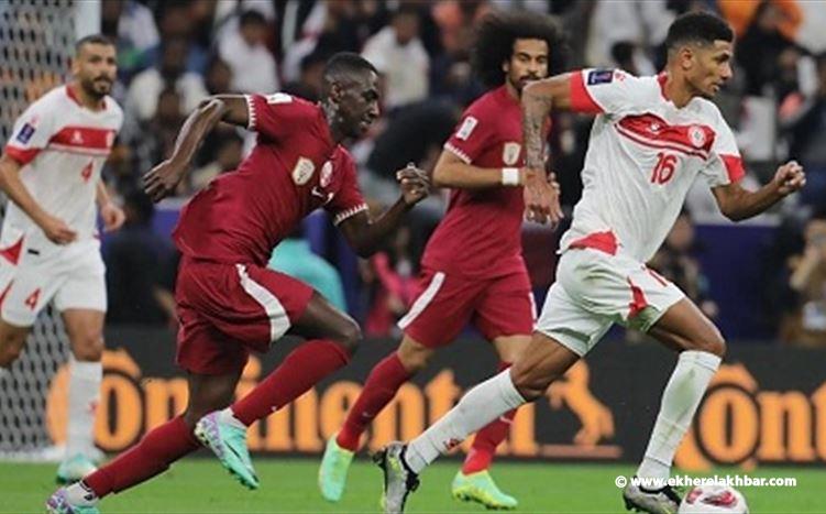 قطر فازت على لبنان 3 - 0 في افتتاح كأس آسيا على ملعب لوسيل