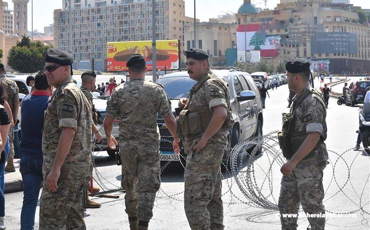 تدابير أمنية للجيش وتوقيف أشخاص في منطقة الشمال