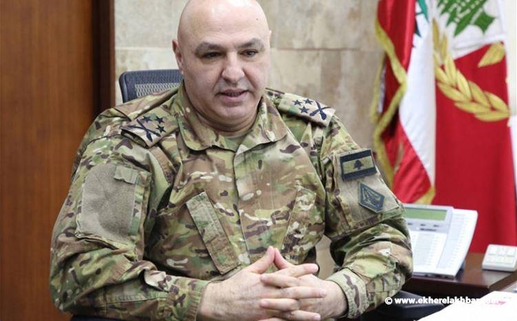 قائد الجيش للعسكريين: بلدنا لا يزال صامدًا بصمود جيشه وتضحياتكم الضمانة لبقاء لبنان