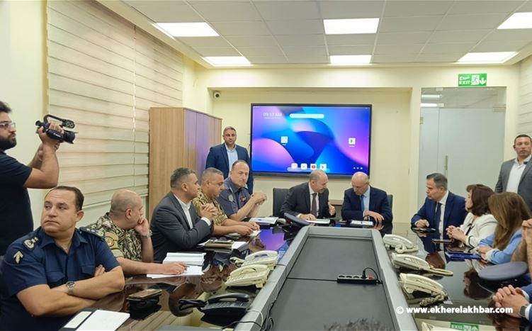 انعقاد المجلس الأمن الفرعي في سرايا صيدا