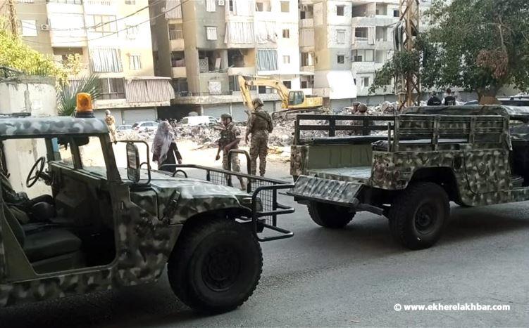 في الليلكي – المريجة: الجيش اللبناني يفتّش عن أسلحة بناءً على بلاغ من لجنة وقف النار