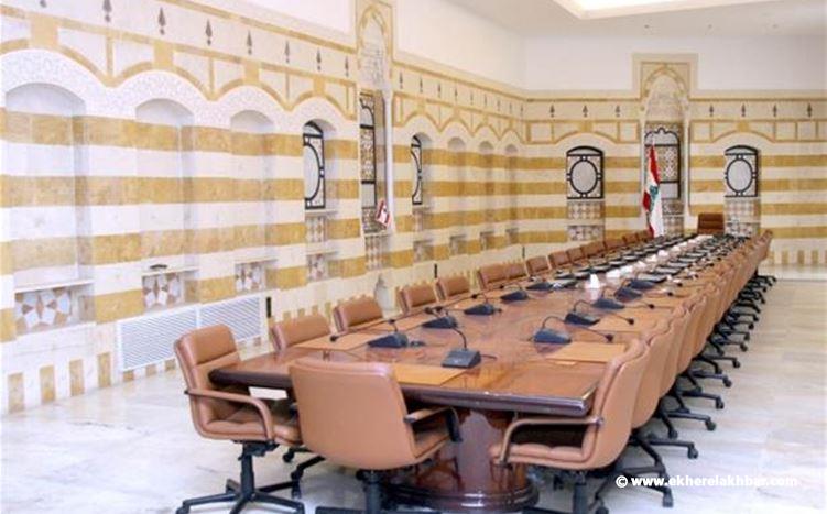 المشاركة في جلسة مجلس الوزراء، الثلاثاء، قد حسم من قبل الثنائي الشيعي