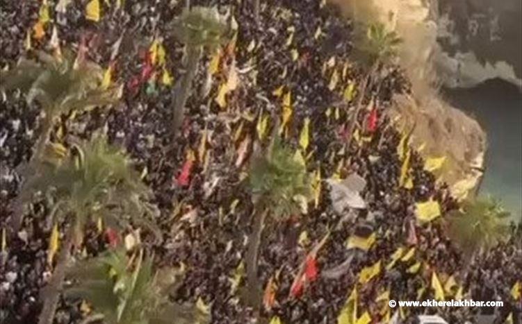 حزب الله احيا ذكرى استشهاد نصرالله وصفي الدين في الروشة