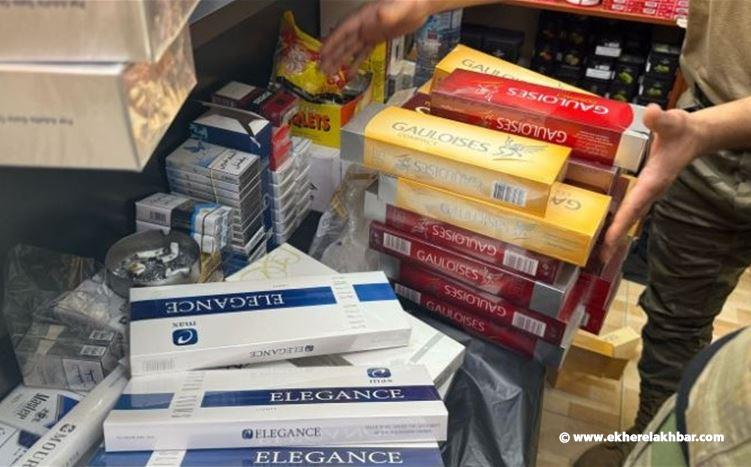 &quot;الريجي&quot; تضبطت مصنوعات تبغية مهربة ومزورة في عرمون وكفرشيما والبسطة