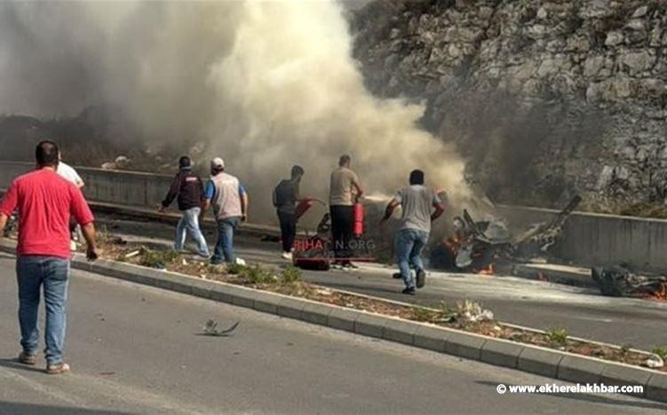 غارة تستهدف سيارة على طريق كفردجال -النبطية