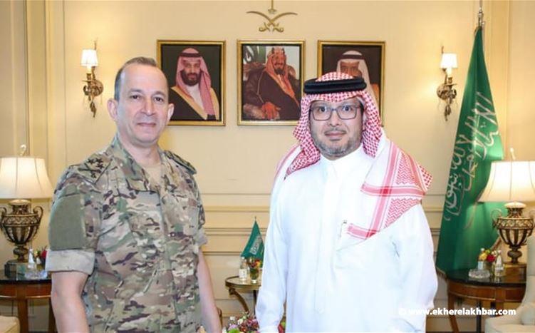 السفير السعودي استقبل قائد الجيش