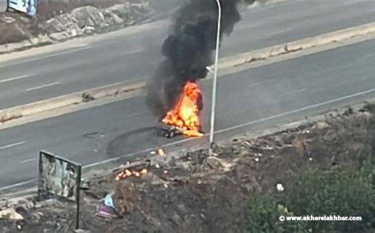 استهداف سيارة قرب البيسارية