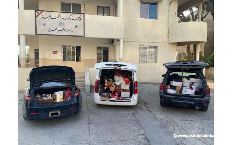 الجمارك تضبط طنًّا من المواد التبغية المهربة والمقلّدة في مستودع مشبوه