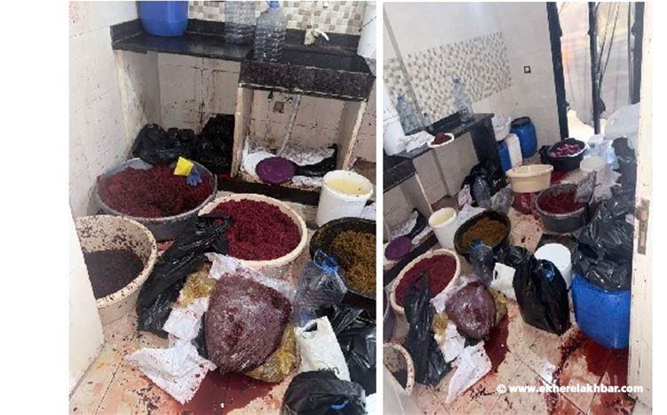 "الريجي" تضبط شقة سكنية تستخدم لتزوير المعسل في الضاحية الجنوبية