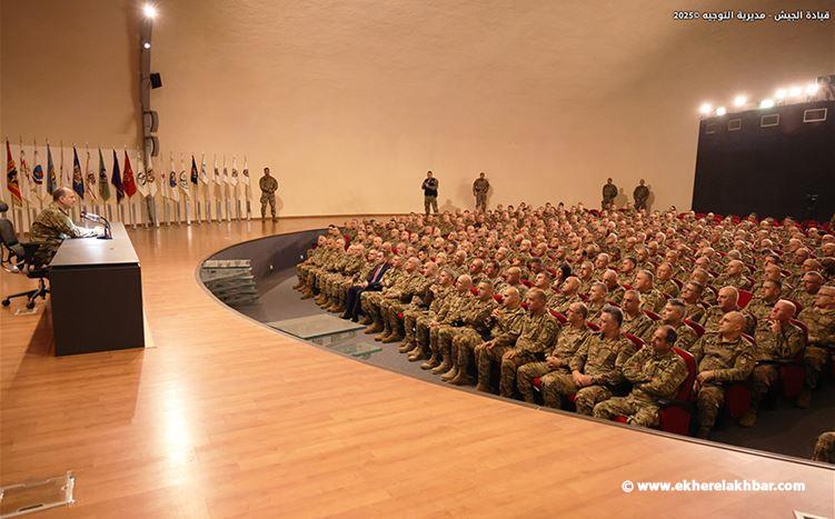 العماد هيكل: الجيش اللبناني يثبت إصراره على أداء واجباته في الجنوب