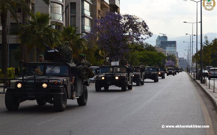 الجيش: تدابير أمنية استثنائية في مختلف المناطق بمناسبة عيد رأس السنة