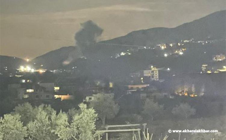 بعد الانذارات… غارات اسرائيلية عنيفة تستهدف عين التنية وانان والمنارة