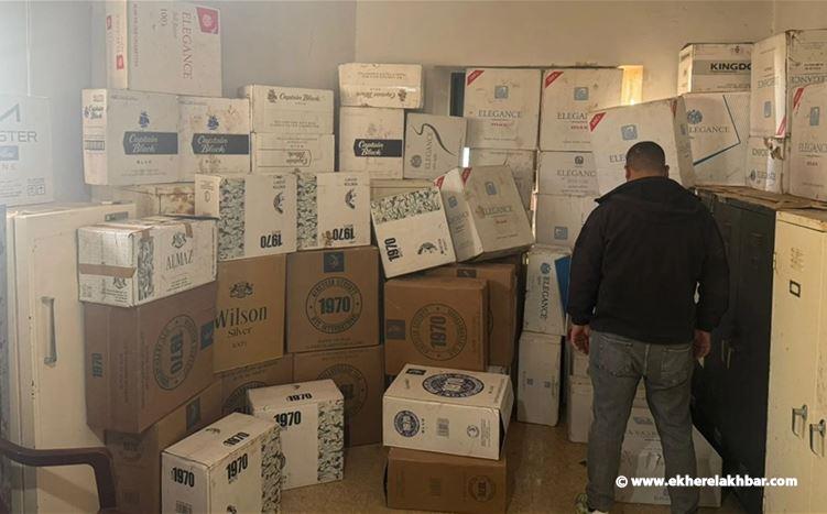 إحباط تهريب أطنان من الدخان والسجائر الإلكترونية إلى لبنان