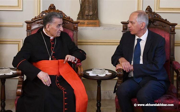 السفير الفرنسي في بكركي