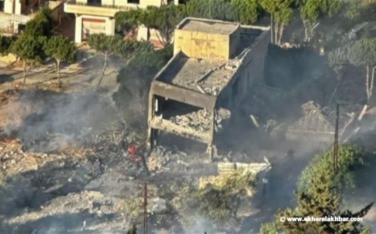 نسف منزلين في محيط كفركلا فجرا