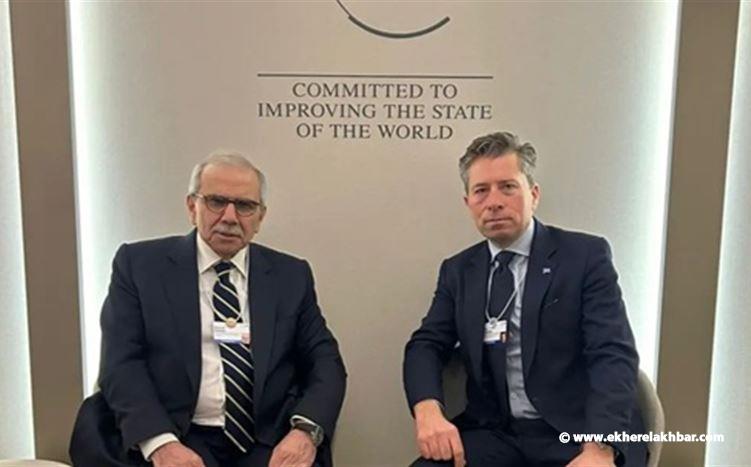 سلام ناقش في دافوس تنسيق المساعدات الإنسانية للبنان