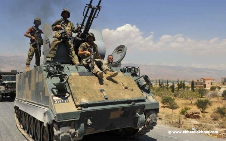 عمليات دهم وضبط سلاح متوسط في منطقة القصر – الهرمل