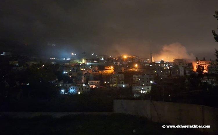 احراق عدد من الشقق في بلدة علما على خلفية اشكال نتج عنه سقوط قتيل شمال لبنان