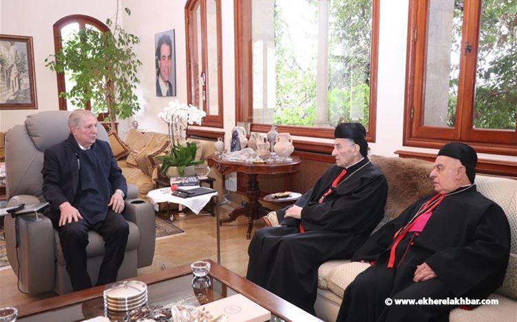 البطريرك الراعي يزور الرئيس الجميّل للإطمئنان الى صحته