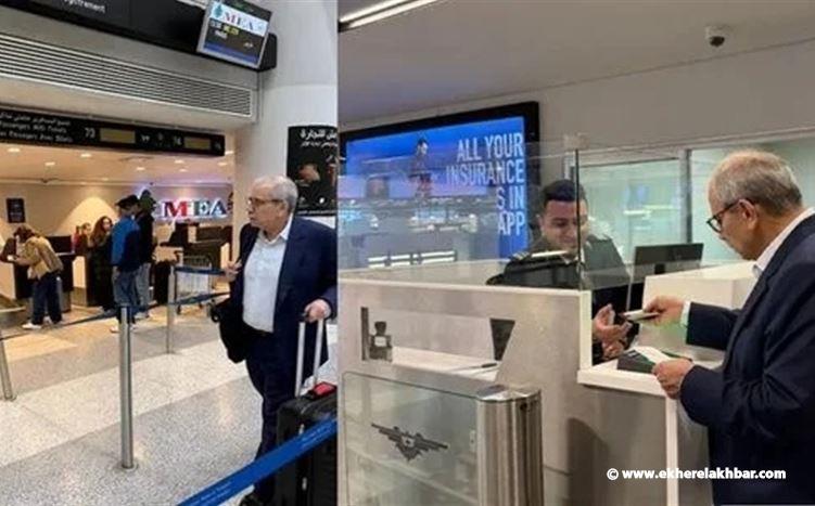 سلام يغادر الى ميونيخ.. من مبنى المسافرين!