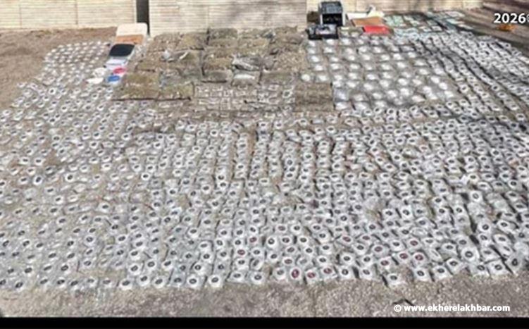 دهم وضبط كمية كبيرة من المخدرات واموال مزورة في الليلكي