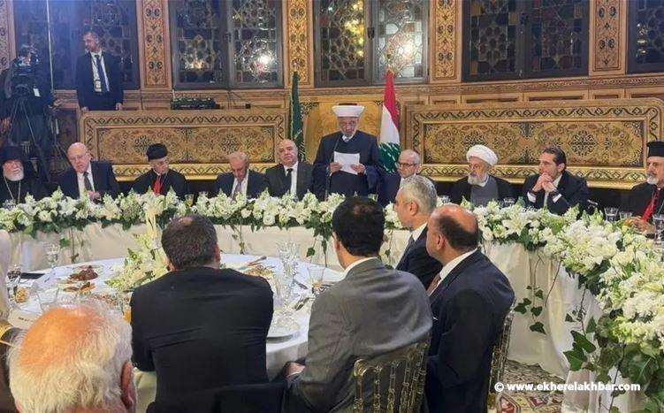 الحريري شارك في إفطار دار الفتوى وانتقل بسيارة واحدة مع بري إلى عين التينة