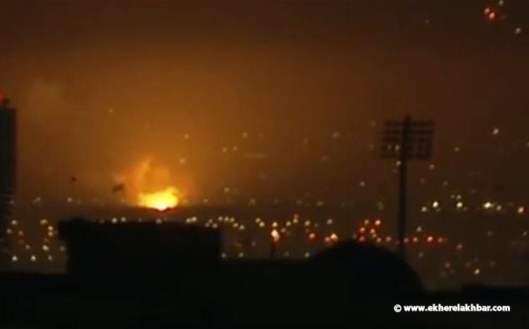 سماء طهران تشهد الآن انفجارات عنيفة.