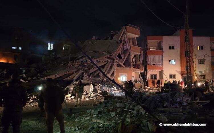 غارة على مجمع سكني في بعلبك... وسقوط شهداء وجرحى