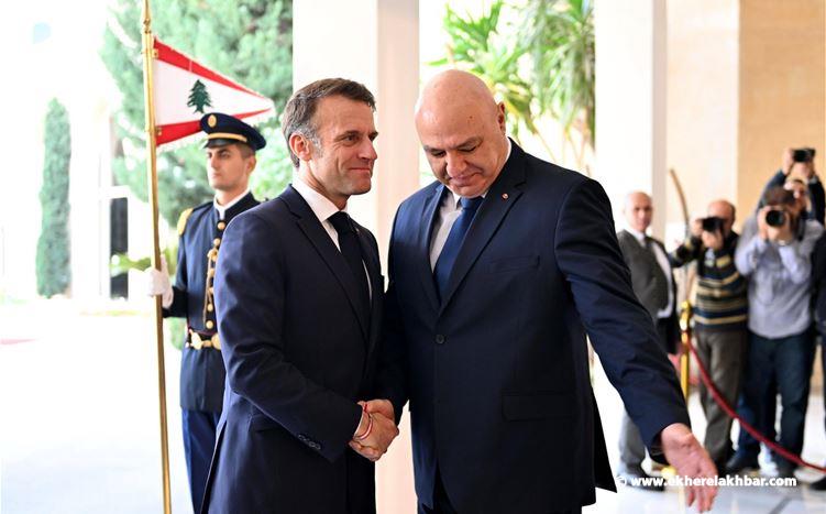 الرئيس جوزاف عون طلب من الرئيس الفرنسي التدخل لعدم استهداف الضاحية الجنوبية