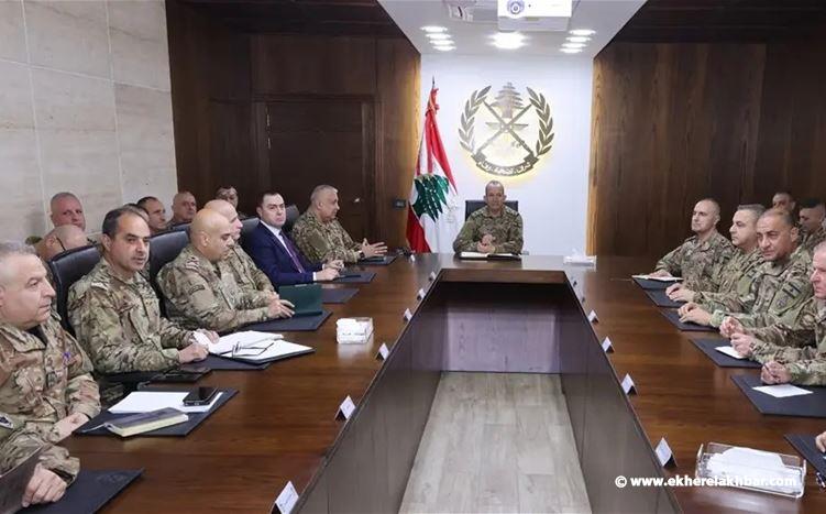 قائد الجيش: الاعتداءات الإسرائيلية تعرقل تنفيذ خطة الجيش